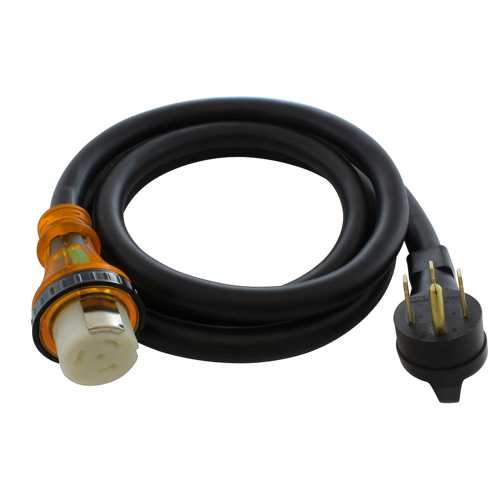 20ft 50A RV/Marine Power Cord with Power Indicator