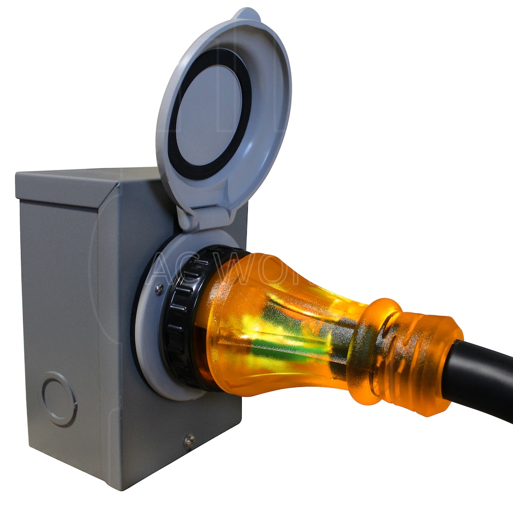 20ft 50A RV/Marine Power Cord with Power Indicator