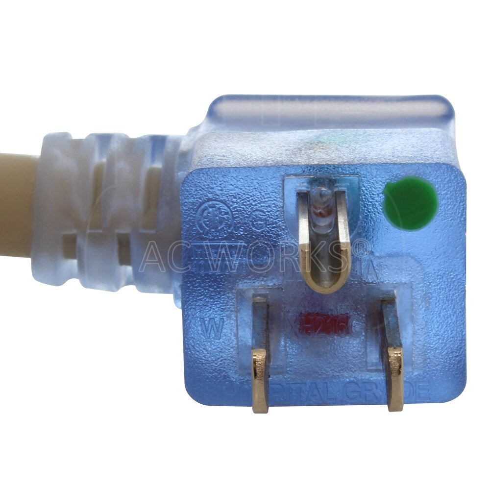 Cordon multiprise 3 pieds 15 A 12/3 avec indicateur d'alimentation et prise à point vert