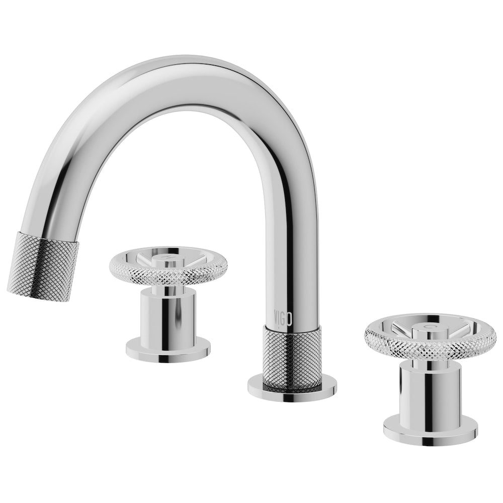 Robinet de salle de bain à 2 poignées Wythe de 11 po de largeur en chrome