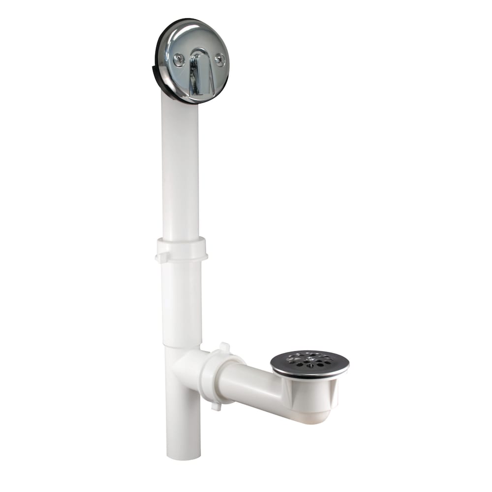 Bath Waste Overflow Plastic Trip Lever Pack of 2