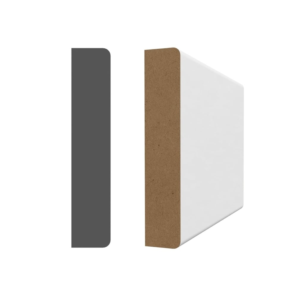 MOULURE RECTANGULAIRE DÉCORATIVE EN MDF apprêté blanc 5/8" x 3" x 96"