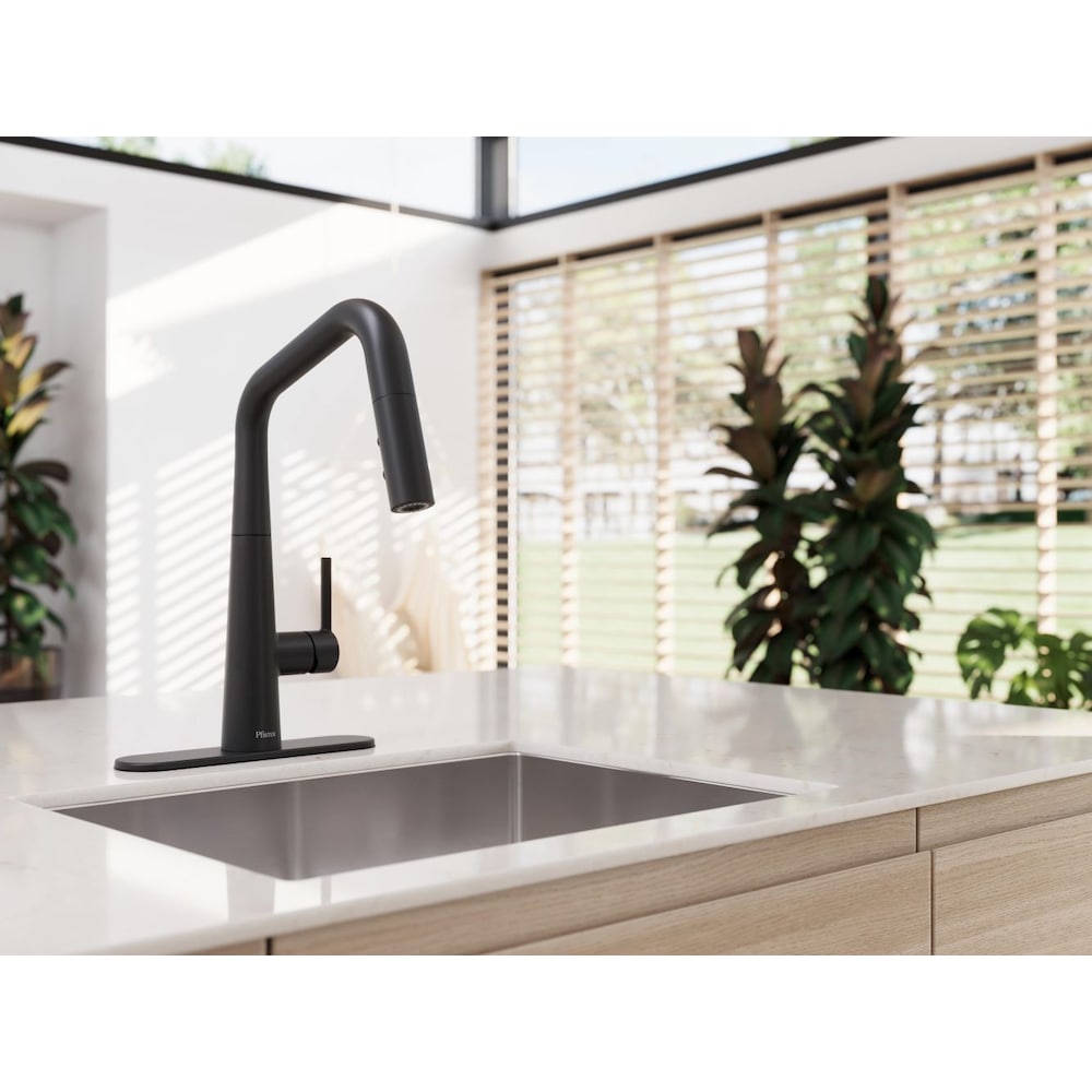 Skylark 1-Handle Matte Black Pull Down Kitchen Faucet/Kitchen Sink Faucet/Tap