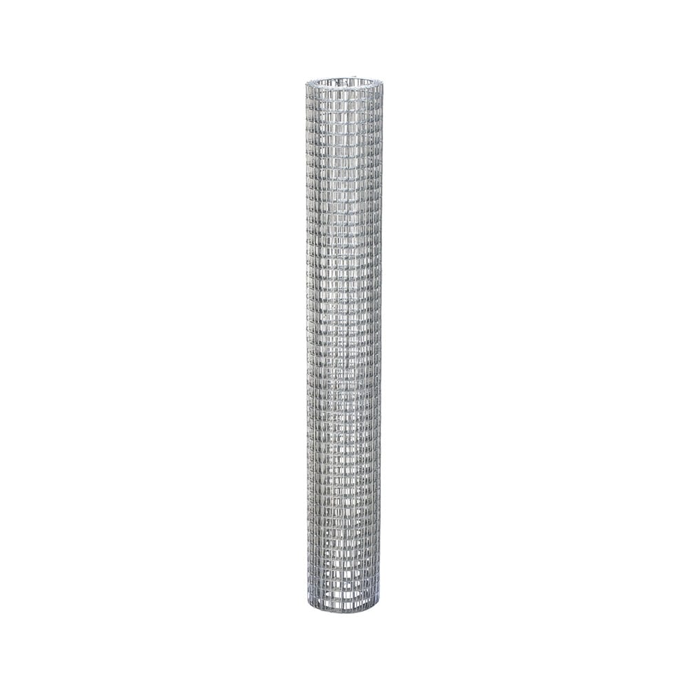 Clôture en acier galvanisé soudé de calibre 19 de 25 pi L x 48 po H avec maille de 1/2 po x 1/2 po