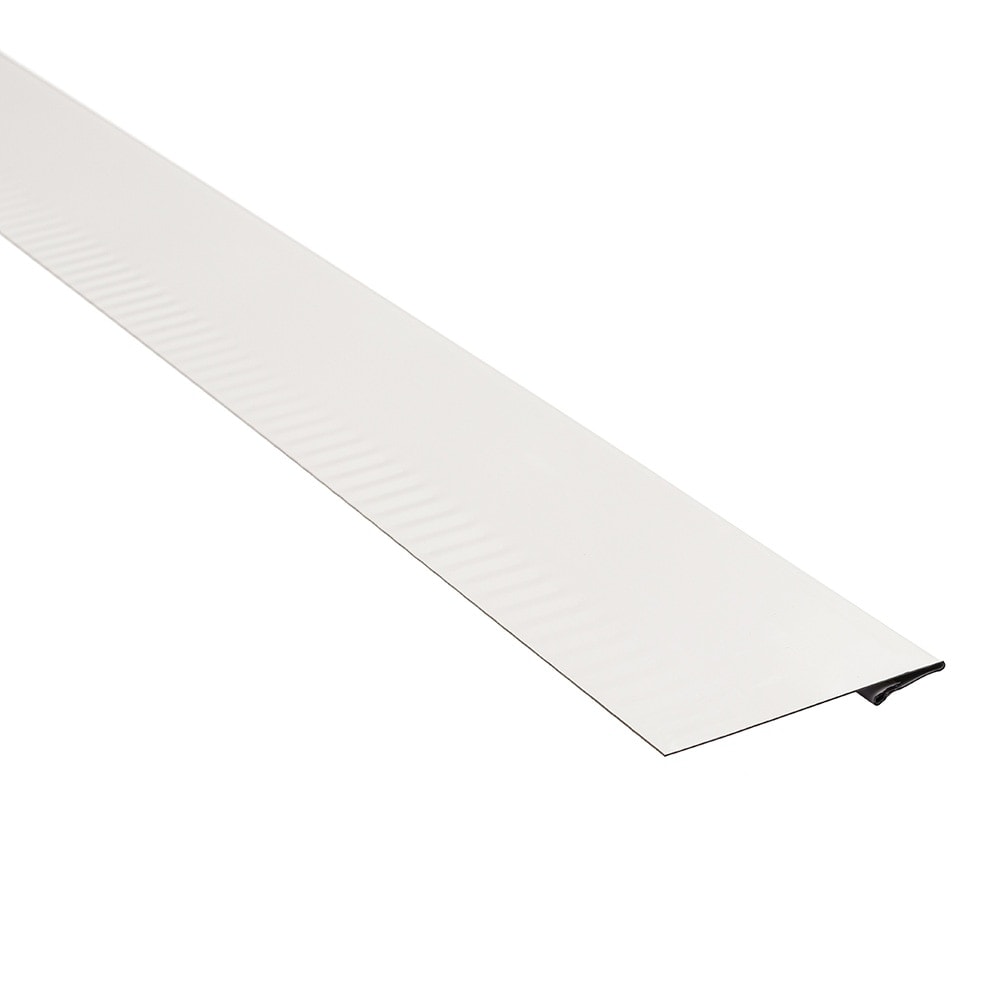 Garniture de seuil en aluminium blanc de 10 pi L x 2 po l x 2 po H