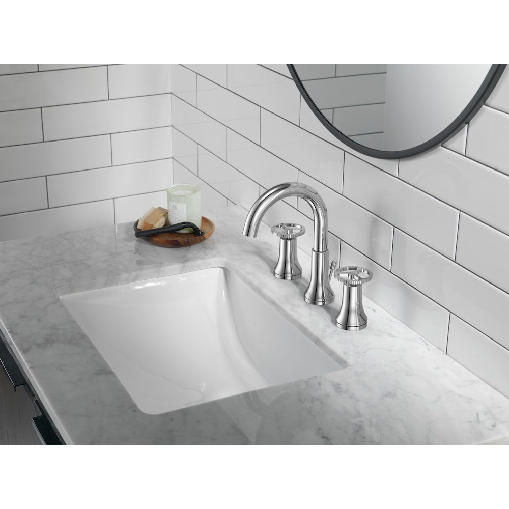 Trinsic 8 inch Widespread, 2 Handle WaterSense Bathroom Sink Faucet in Chrome