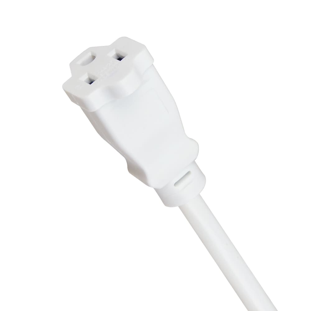 6 ft. 16 Gauge 13 Amps White Indoor & Outdoor Light Duty Extension Cord