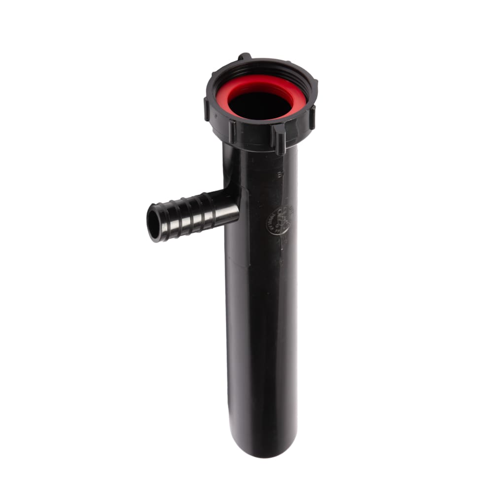 1-1/2" X 8" Dishwasher Tailpiece, Direct Connection, Plastic