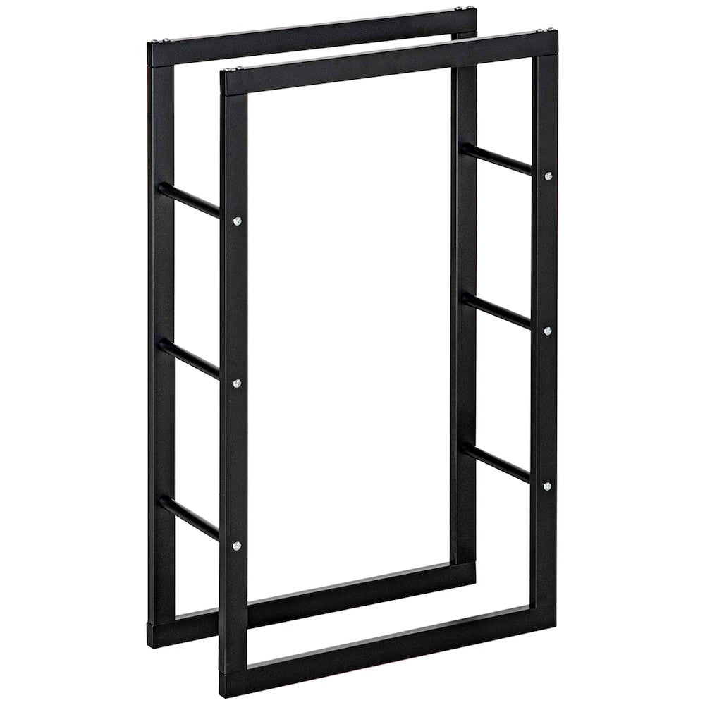 Support à bûches pour bois de chauffage, 23,6 po x 9,8 po x 39,4 po