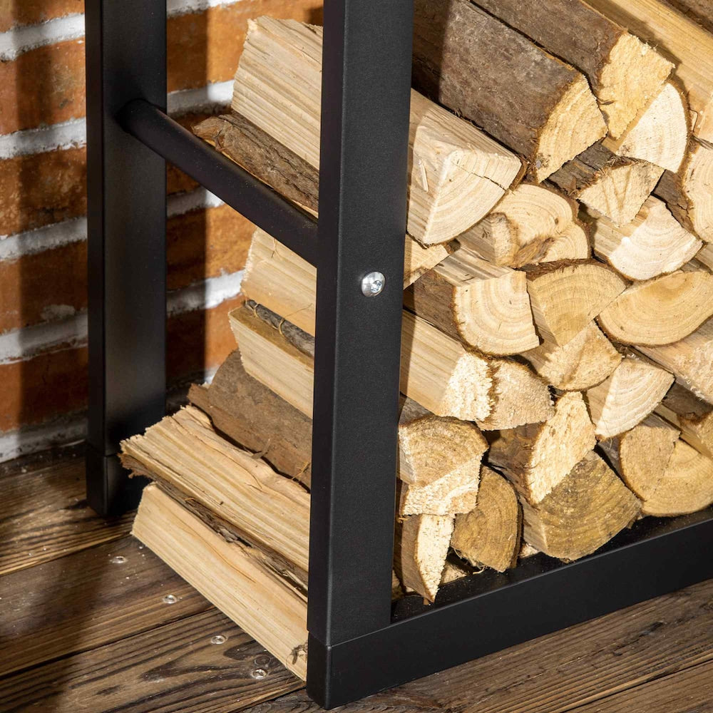 Support à bûches pour bois de chauffage, 23,6 po x 9,8 po x 39,4 po