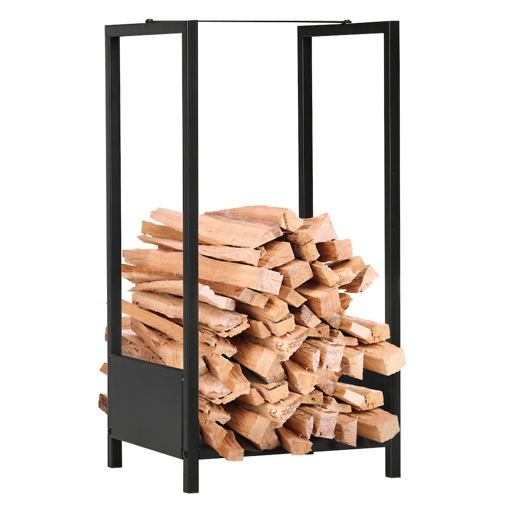 Firewood Rack Outdoor Indoor Log Holder Wood Storage Stacker