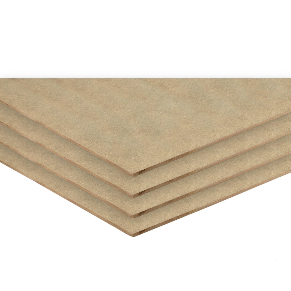1/8 inch (3mm) x 2ft x 2ft MDF (4 pieces per box)