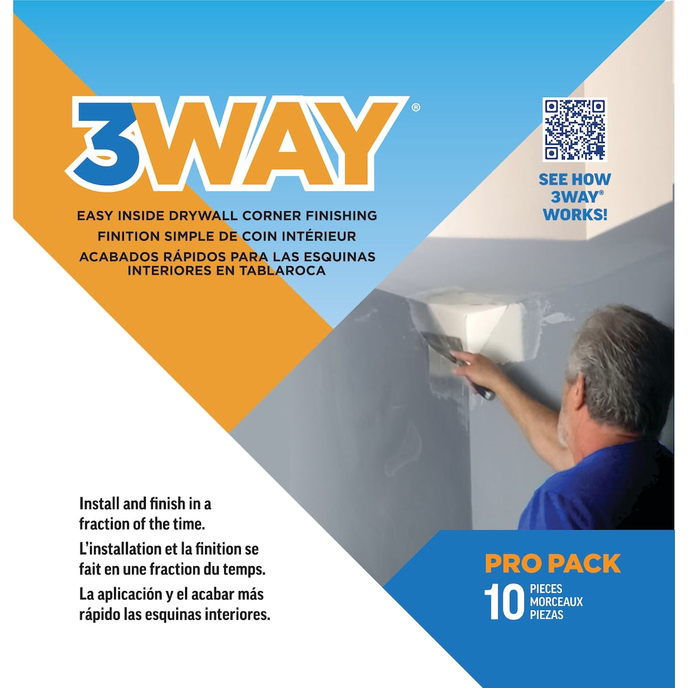 Pre-Fabricated Inside Drywall Corner (10-Pack)