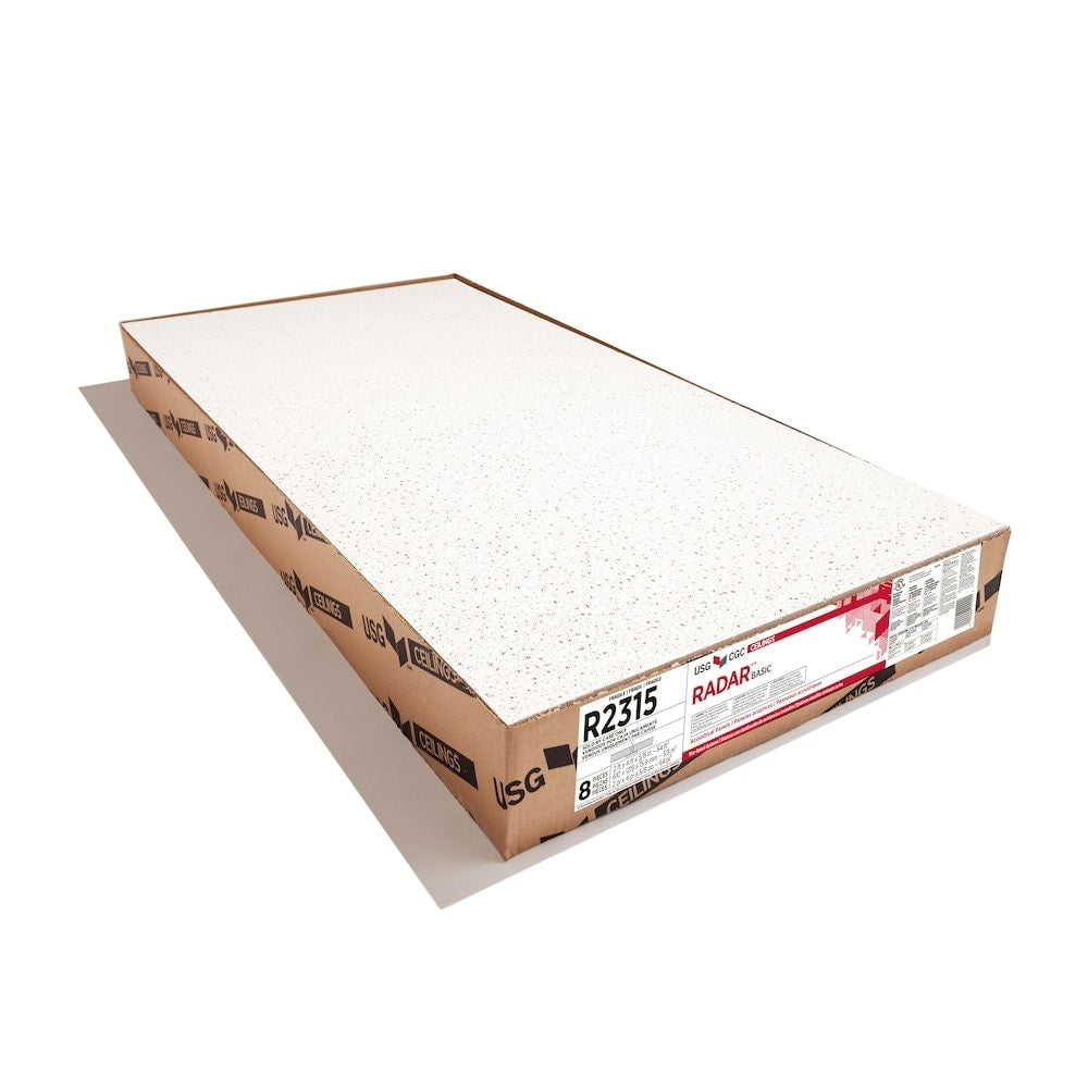 Dalle de plafond à poser Radar 2315 Firecode de 2 pi x 4 pi (vendue à la caisse - paquet de 8)