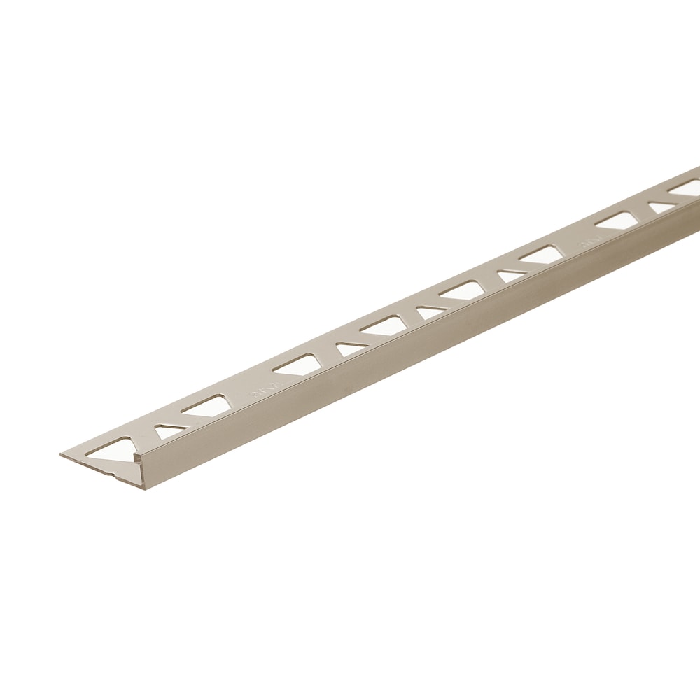 Aluminum Tile Edge - Satin Titanium - 5/16 in. (8 mm) x 12 ft. - 25pcs.