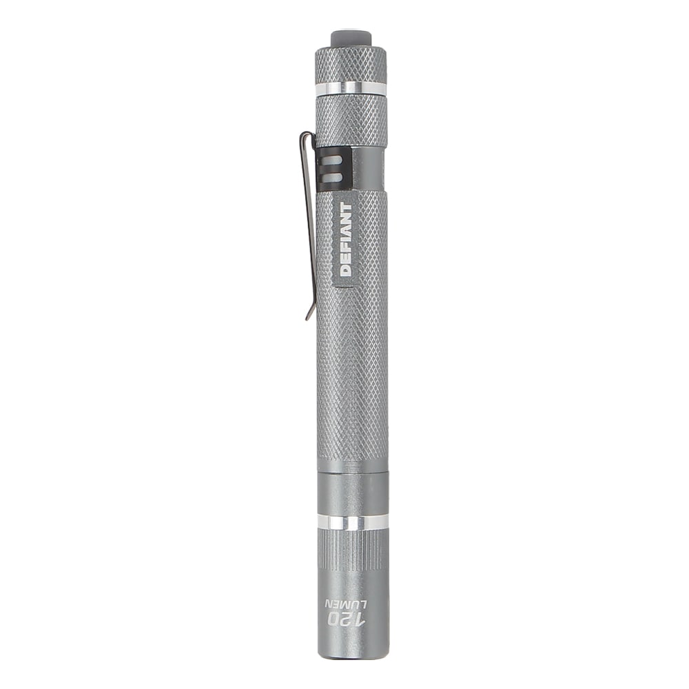 120-Lumen Aluminum LED Pen Light with UV function (2 x AAA Batteries Included)