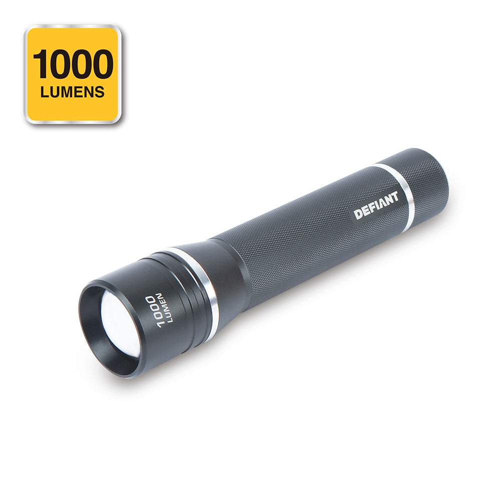 1000-Lumen 3 Modes Aluminum LED Flashlight (6 x AA batteries Included)