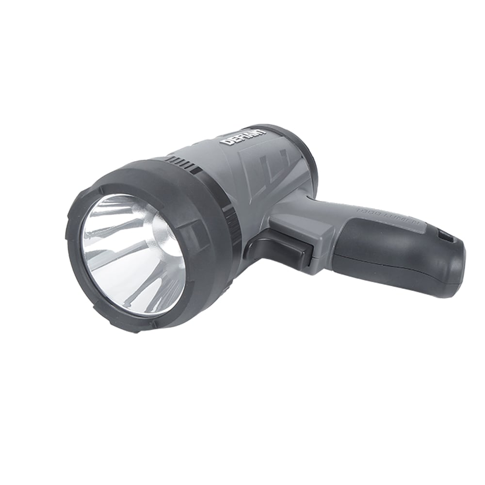 1000-Lumen Compact Rechargeable 3 Modes LED Spotlight with USB Cable (USB Cable Included)
