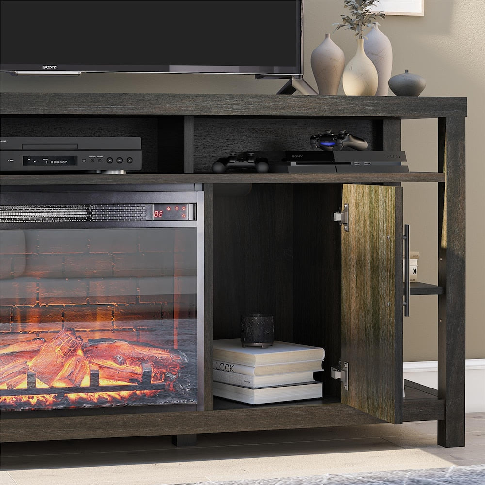Garrick Electric Fireplace 75" TV Console, Espresso