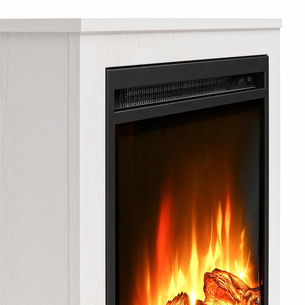 Ameriwood Home Fillmore Fireplace Mantel, Ivory Oak