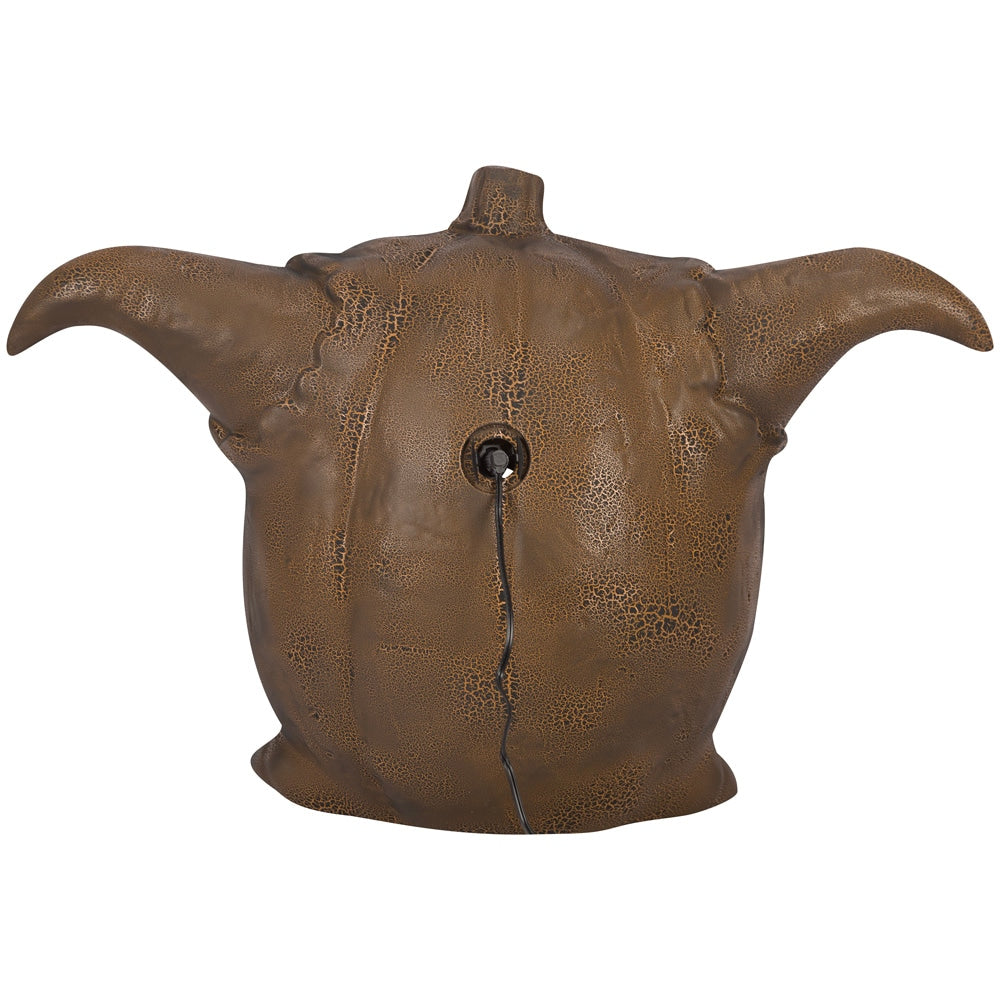 20-inch Indoor Halloween Tabletop Blow Mold Pumpkin Lantern with Flash Lighting Effect