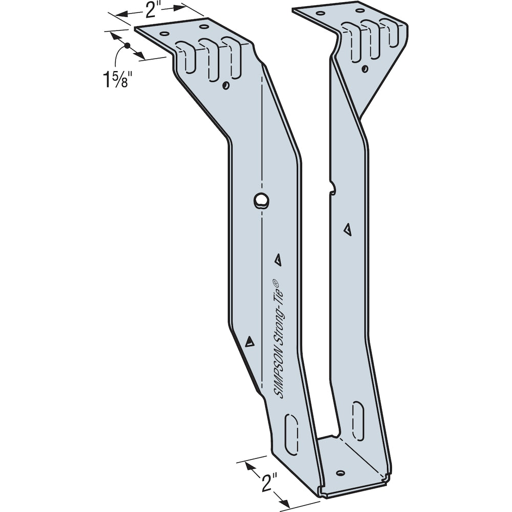 Étrier de solive à montage supérieur LT pour bois d'ingénierie de 2 1/2 po x 11 7/8 po