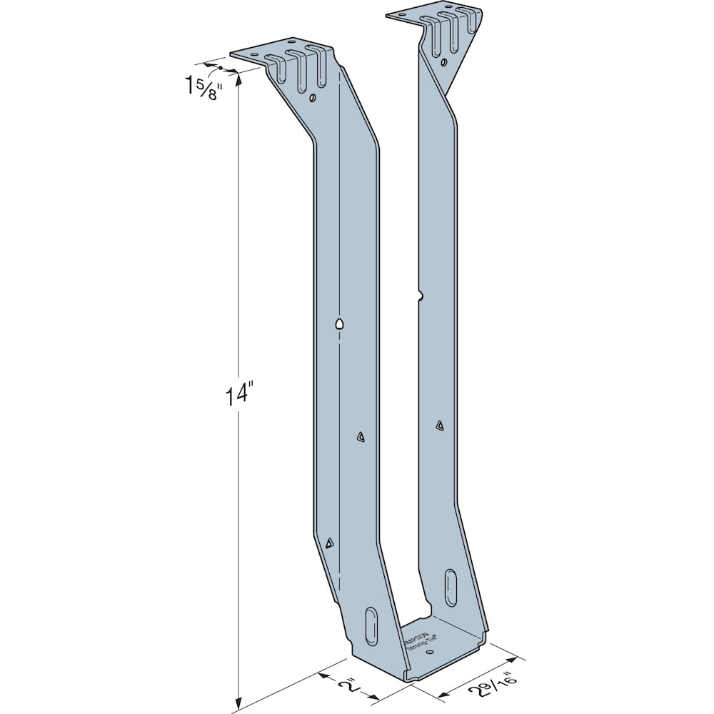 LT Top-Mount Joist Hanger for 2-1/2 in. x 14 in. Engineered Wood