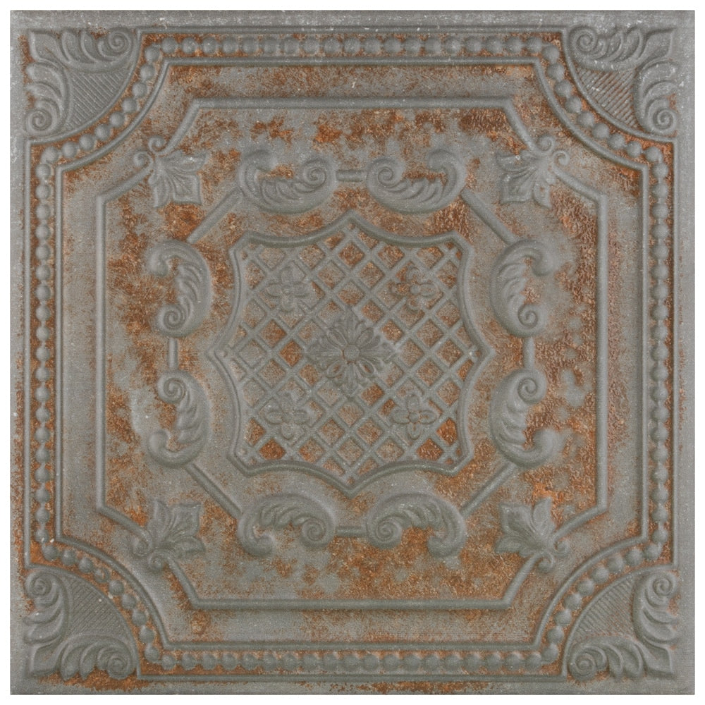 Sample - Fitz Charcoal 2-3/8 in. x 9-5/8 in. Ceramic Wall Tile