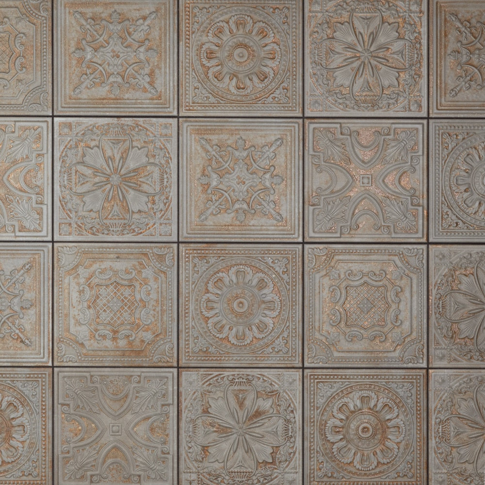 Sample - Fitz Charcoal 2-3/8 in. x 9-5/8 in. Ceramic Wall Tile