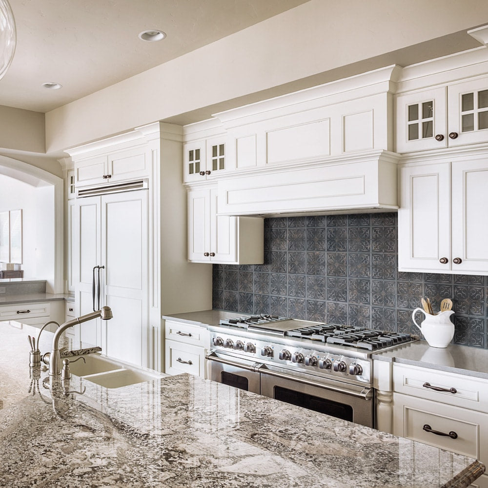 Sample - Antigua Lis Black 12-7/8 in. x 12-7/8 in. Porcelain Wall Tile