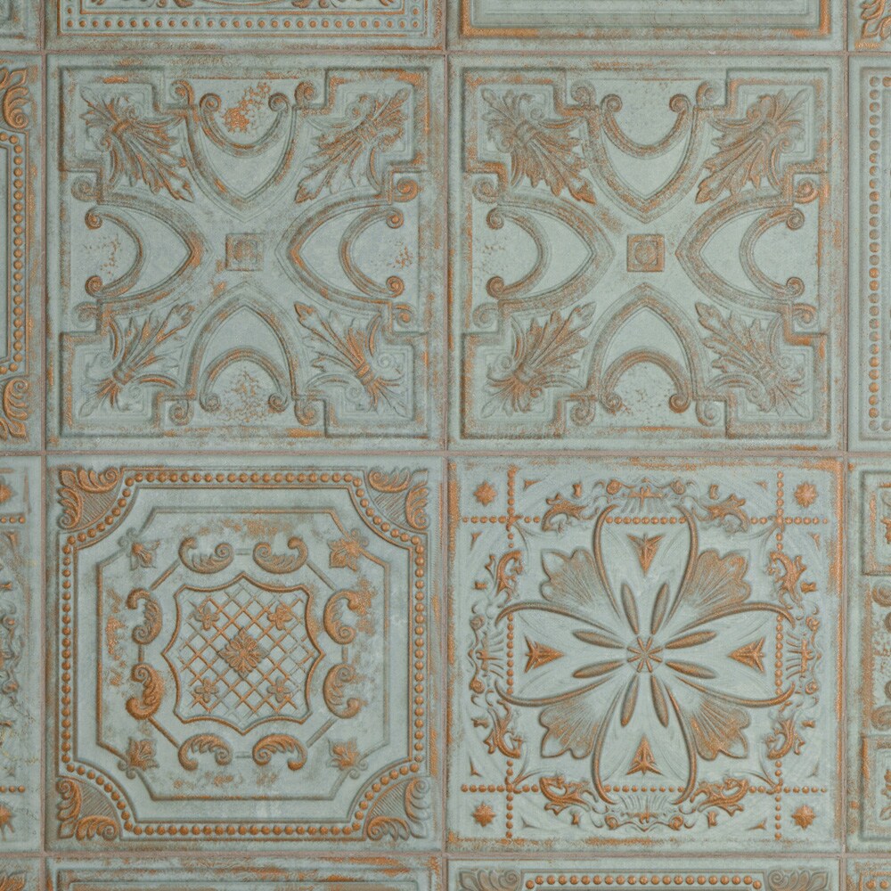Sample - Fitz Green 2-3/8 in. x 9-5/8 in. Ceramic Wall Tile