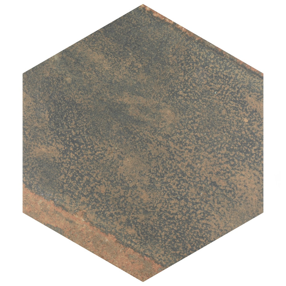 Sample - Maheno Hex Mix 8-5/8 in. x 9-7/8 in. Porcelain Floor and Wall