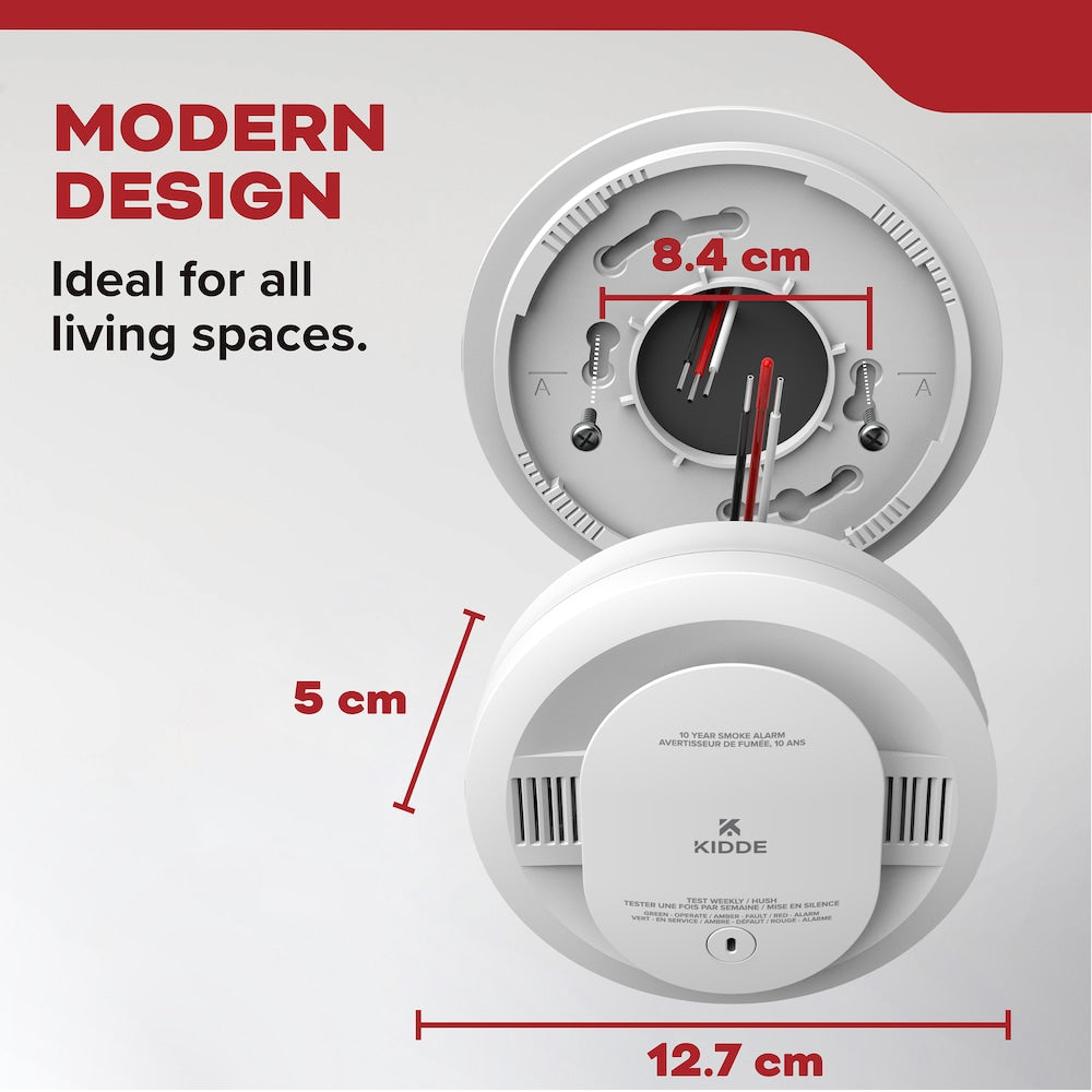 HARDWIRE SMOKE ALARM 10YR BATT BACKUP