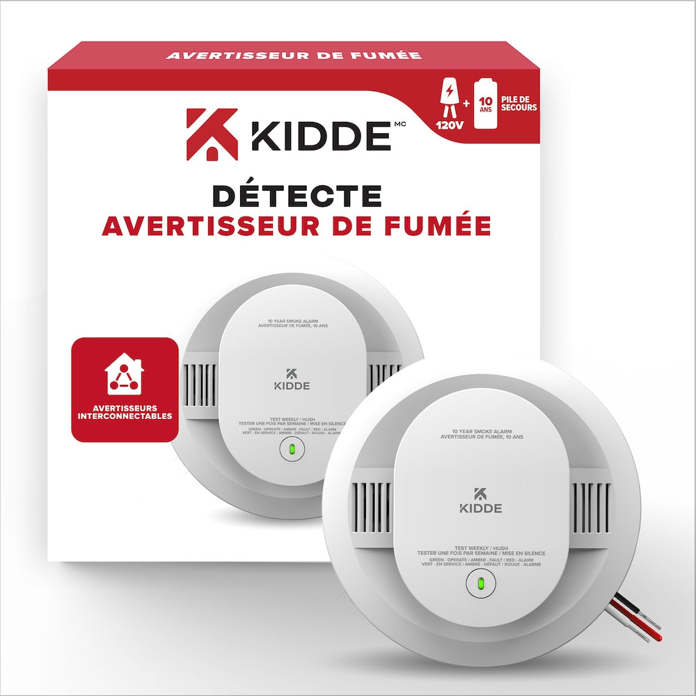 HARDWIRE SMOKE ALARM 10YR BATT BACKUP