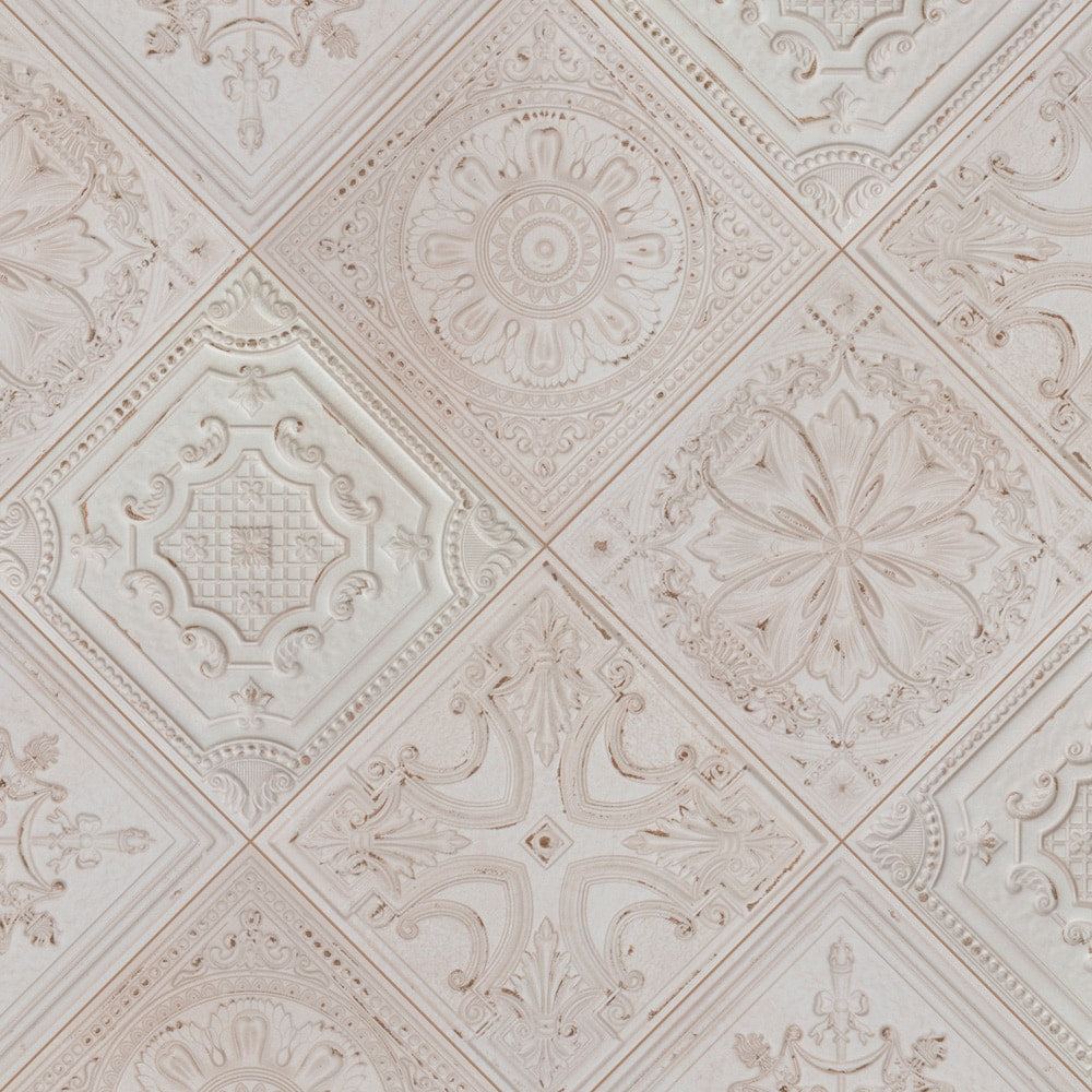 Carreaux muraux en céramique Fitz White de 8 po x 8 po (9,9 pi2/boîte)