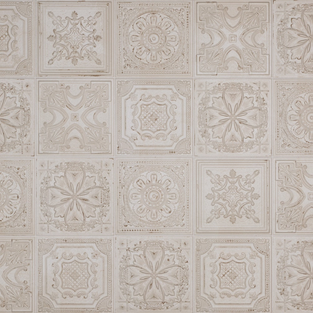 Carreaux muraux en céramique Fitz White de 8 po x 8 po (9,9 pi2/boîte)
