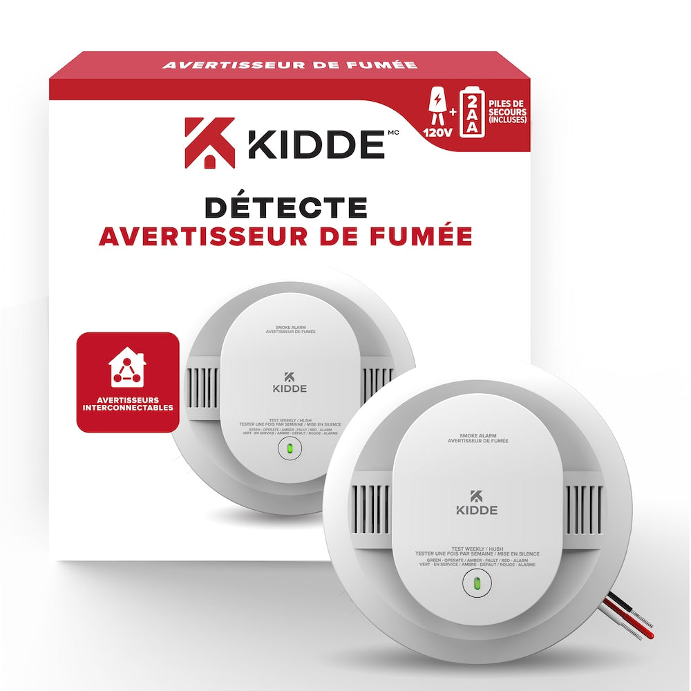 3PK HARDWIRE SMOKE ALARM AA BBU