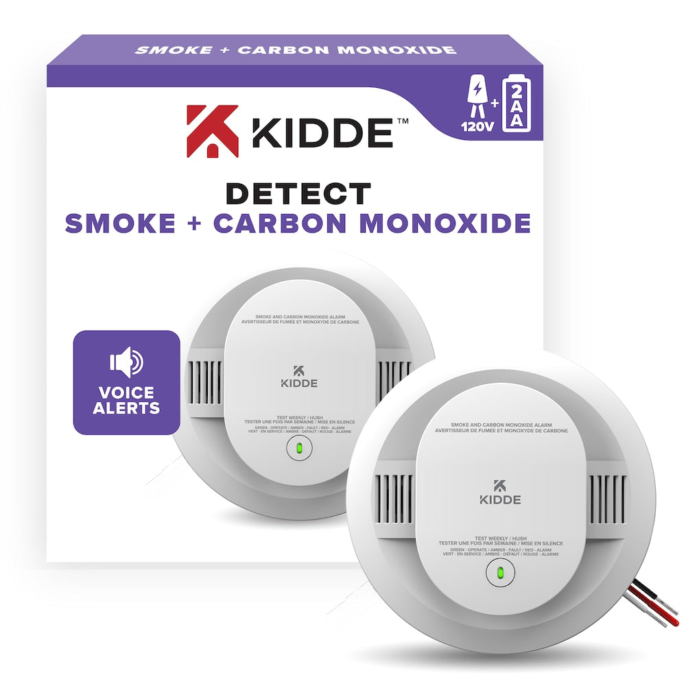 3PK HARDWIRE ALARME DE FUMÉE CO VOCALE BATBU