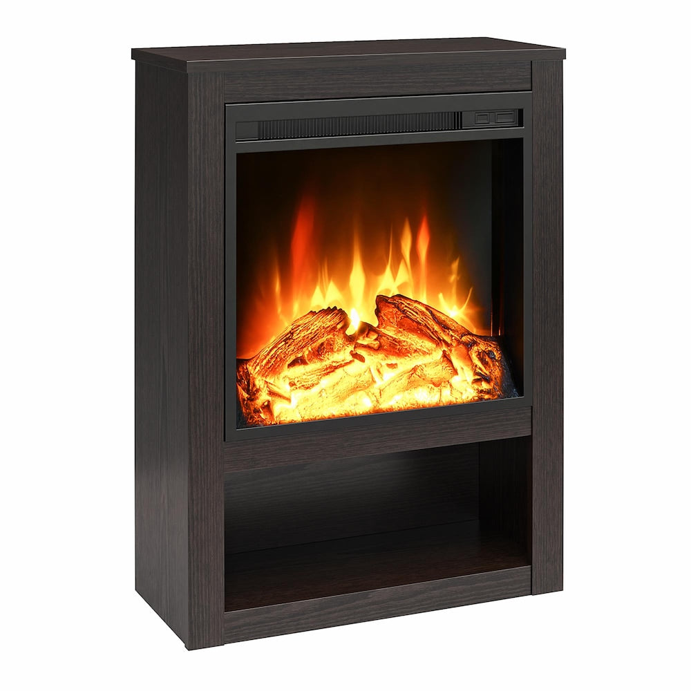 Ameriwood Home Clermont Electric Fireplace Mantel, Espresso