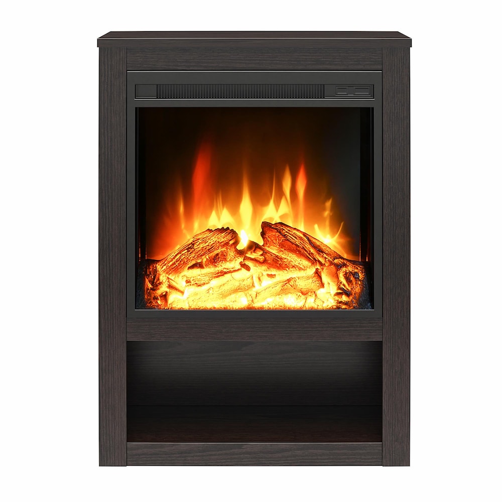 Ameriwood Home Clermont Electric Fireplace Mantel, Espresso