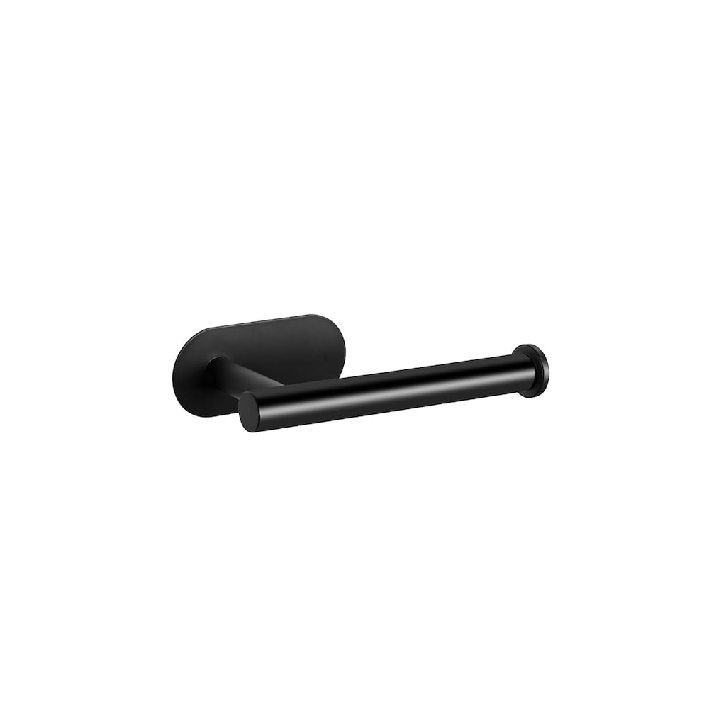 SUNCREST 4-Piece Self Adhesive Bath Accessory Kit in Matte Black