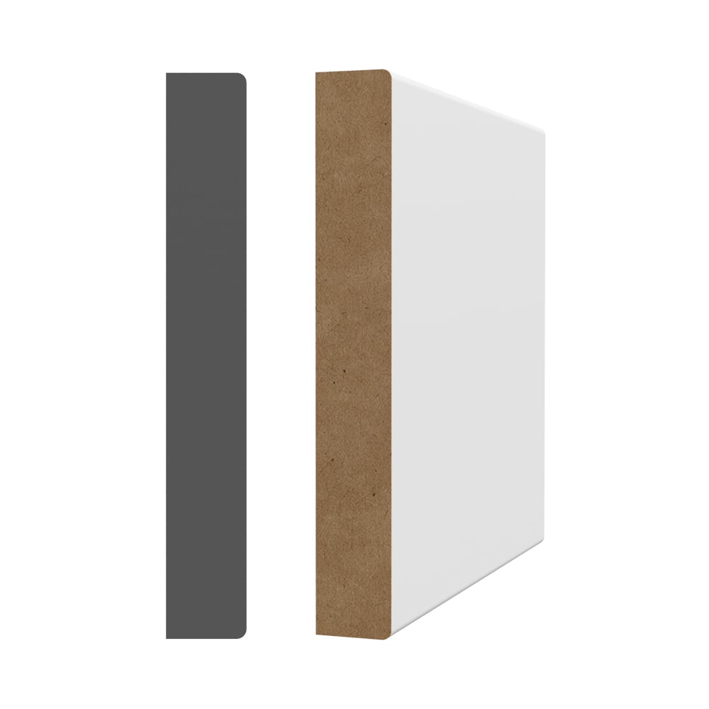 Plinthe apprêtée blanche Pro-pack 0300 1/2" x 3-1/2" x 8'
