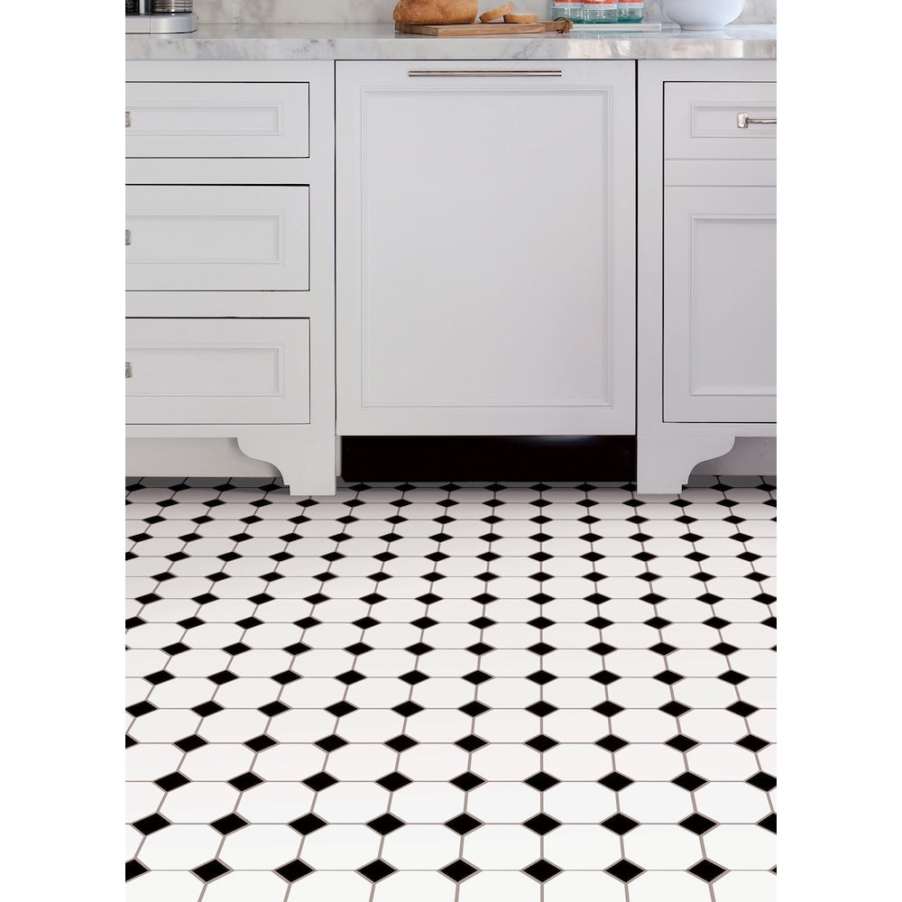 Hudson 12-in x 12-in Vinyl Tile Flooring Set of 20 (1 sq. ft./each)