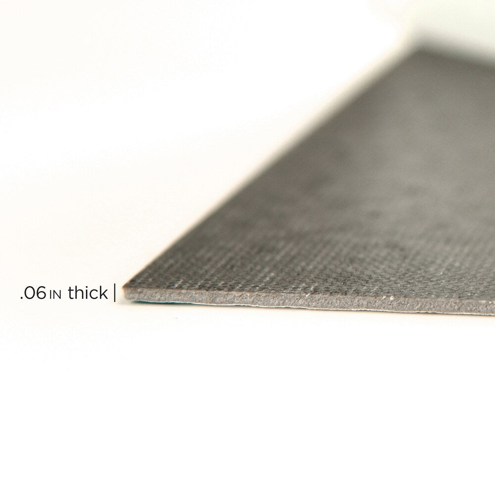 Ensemble de 20 carreaux de sol en vinyle Teal Posey de 12 po x 12 po (1 pi2/chacun)