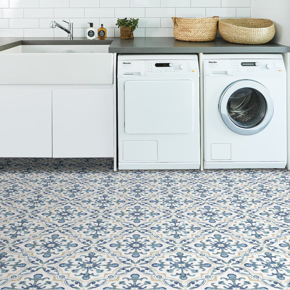 Ensemble de 20 carreaux de sol en vinyle Tuscan 12 po x 12 po (1 pi2/chacun)