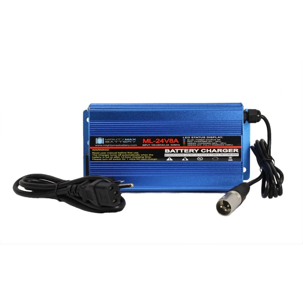 24 Volt 8 Amp Wheelchair Battery Charger