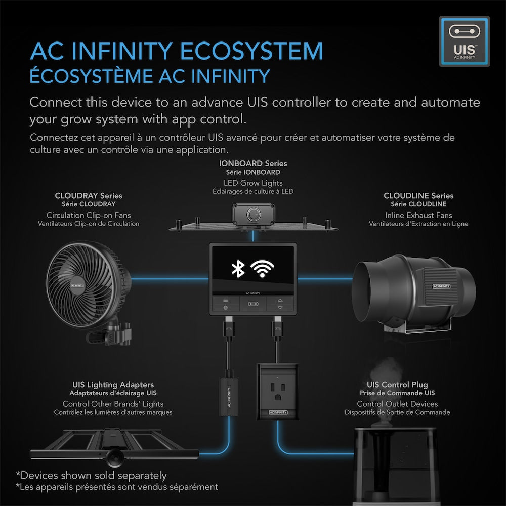 AI-CLT6 Cloudline Pro S6, quiet inline duct fan system with speed controller, 6-inch