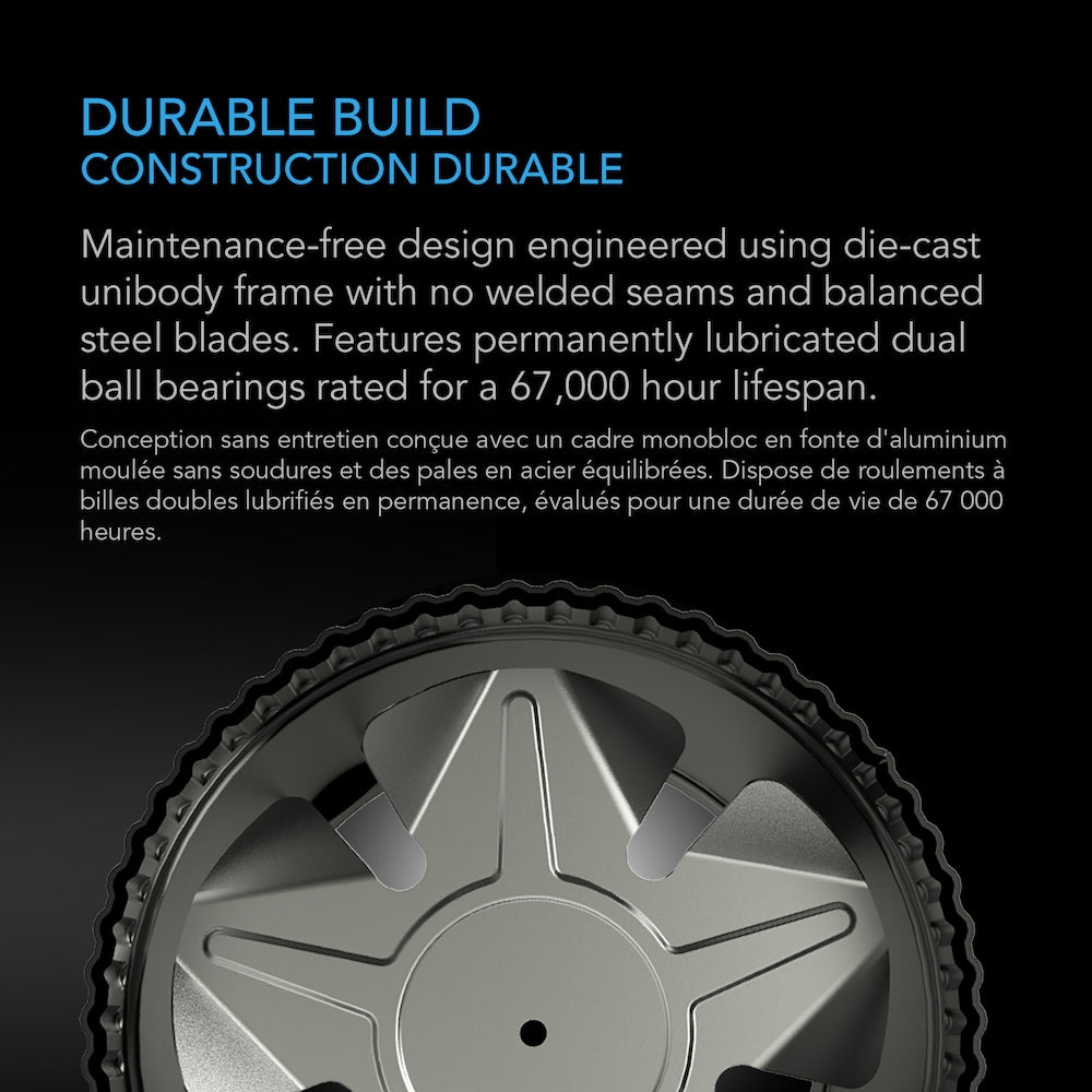 Raxial S8, inline booster duct fan with speed controller, 8-inch