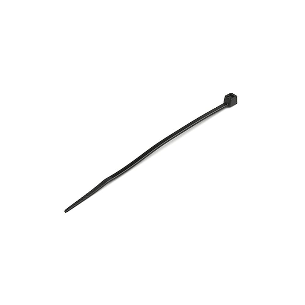 Lot de 100 serre-câbles de 8 po - Serre-câbles zippés noirs en nylon/plastique de taille moyenne
