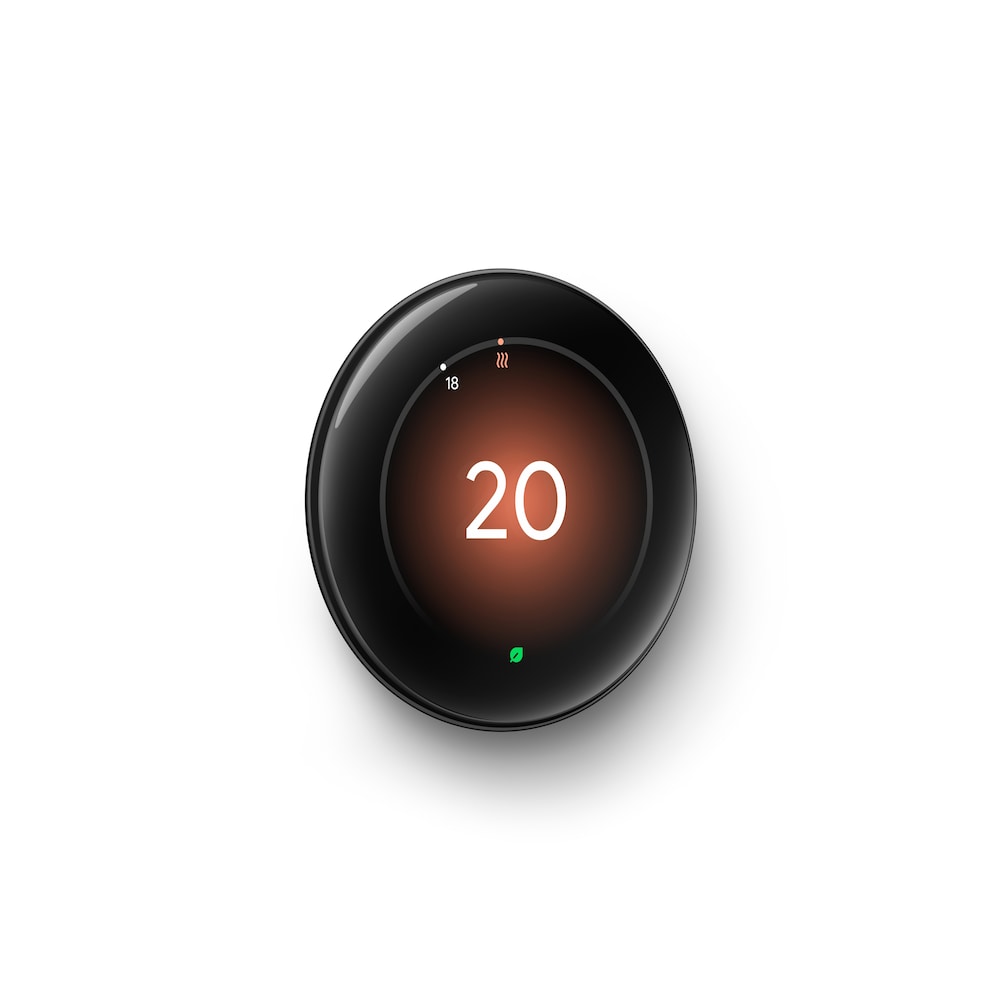 Nest Learning Thermostat (4th gen) in Polished Obsidian